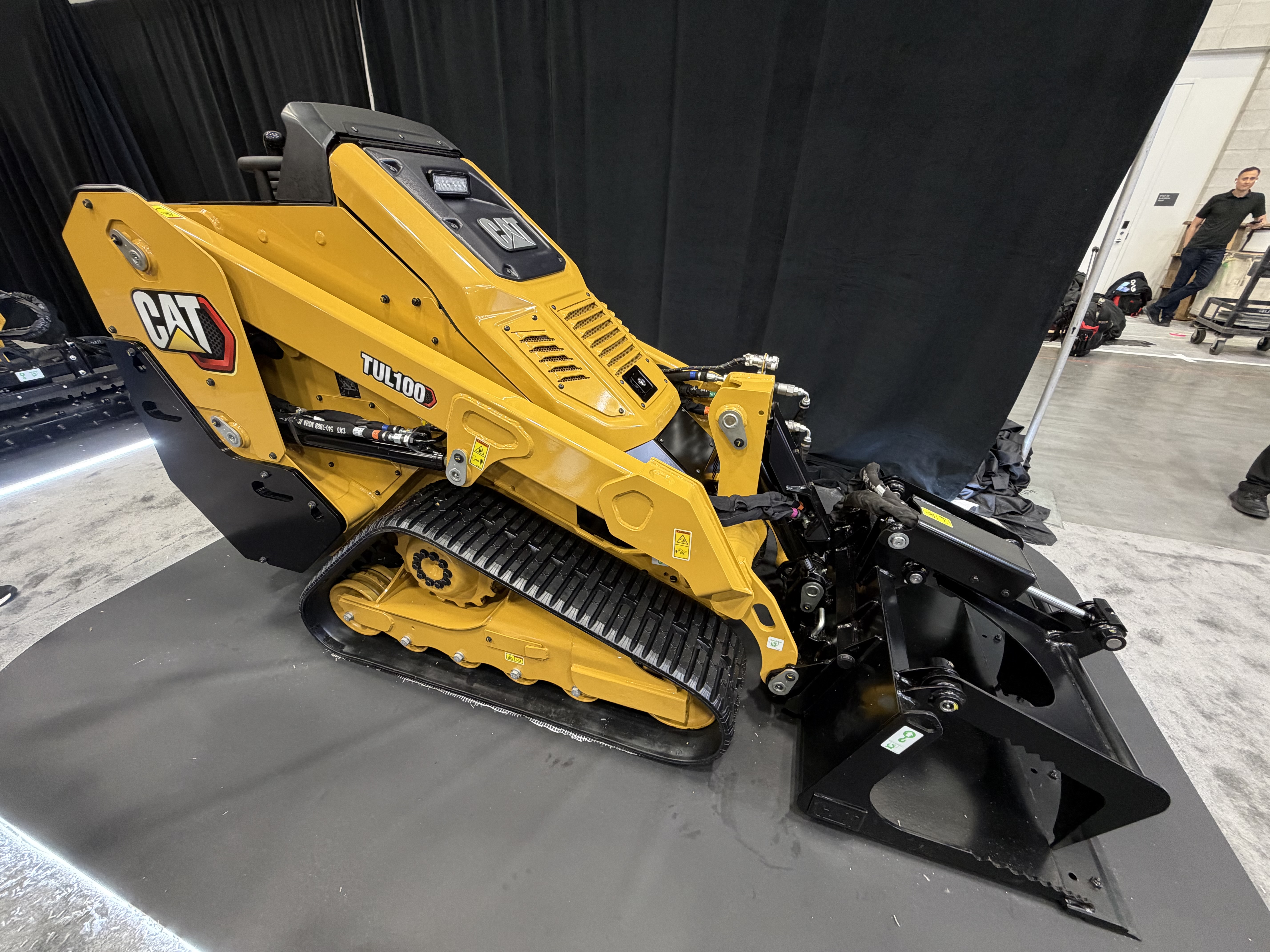 Cat's first compact utility loader, the TUL100