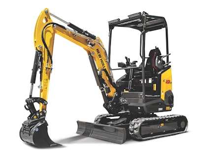 New Holland E19d Mini Excavator
