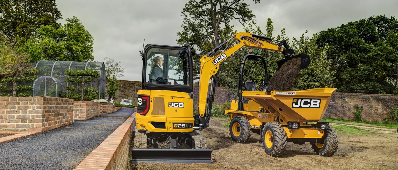 JCB's new 25Z-1 mini excavator gets zero tail swing