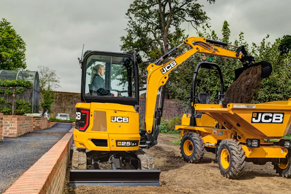 JCB's new 25Z-1 mini excavator gets zero tail swing