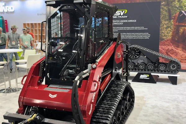 The new Yanmar TL50RP with ASV Posi-Track was unveiled at ConExpo 2026. Yanmar and ASV compact track loaders are being combined into one under the Yanmar brand and color with ASV's signature Posi-Track undercarriage. ASV-branded CTLs in North America will be phased out starting this fall as part of the 'One Yanmar' strategy.
