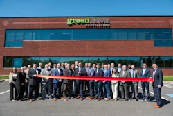 Green Lawn Fertilizing Ribbon Cutting 1