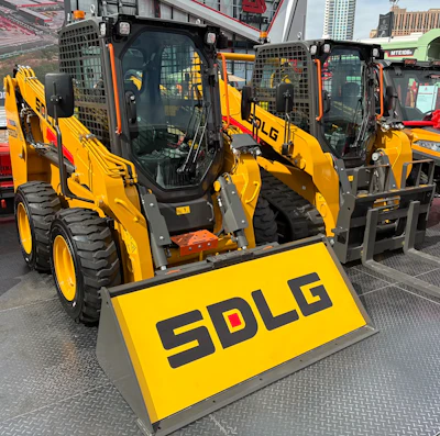 SDLG's first skid steer, the SR800H, and first compact track loader, the TV1100H, for the North American market make their debut at ConExpo 2026.