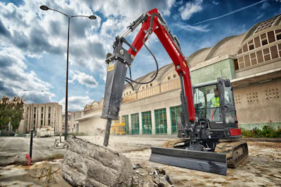 Yanmar Sv60 Mini Excavator Breaker