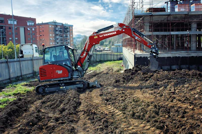 Yanmar Sv60 Mini Excavator Reach