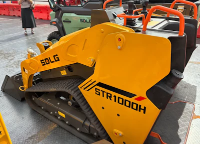 SDLG's first mini track loader, the STR1000H, debuted at ConExpo 2026.