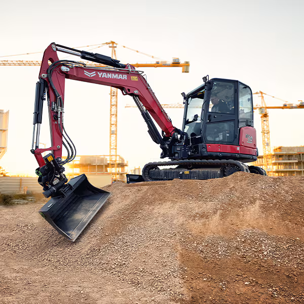 Yanmar Sv60 Mini Excavator Tiltrotator 8vfy Qr Yj7p