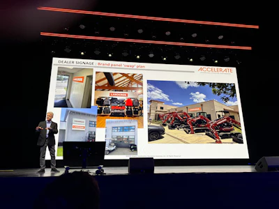 Gabe Weiss, head of marketing for HCMA, reveals glimpses of what customers can expect to see starting in April at dealerships rebranded to Landcros.