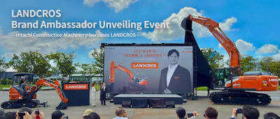 As Hitachi Construction Machinery changes its name to Landcros in April 2027, it's getting some help in spreading the word from L.A. Dodger star Shohei Ohtani who has been named the company's global brand ambassador.